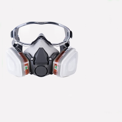 君御防毒面具化学实验室硫化氢放毒全面罩农药生化化工气体 护目镜一体式(尘毒双防)7件套