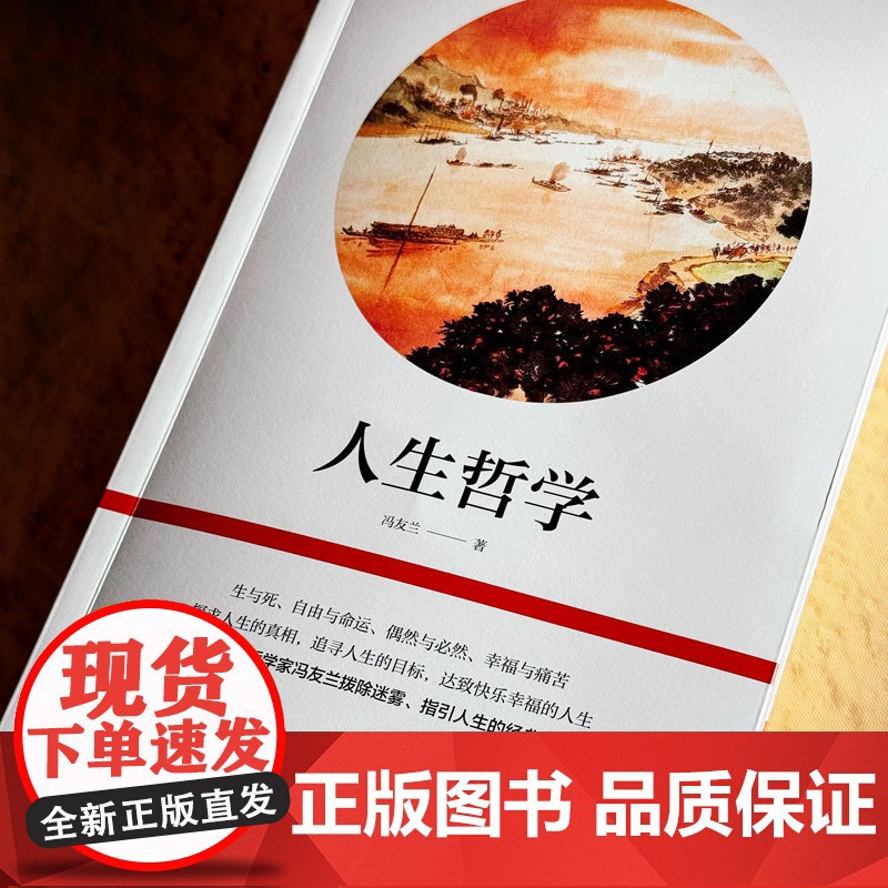 人生哲学 冯友兰指引人生的经典 生与死 自由与命运 探求人生的真相 人生观探讨 中国哲学 华东师范大学出版社高清大图