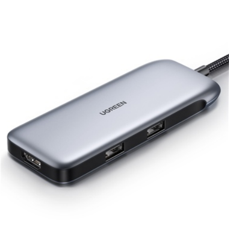 绿联(Ugreen)CM384Type-C转DP+Mini DP+HDMI+2口U...
