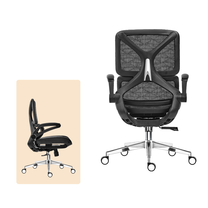 臻远 ZY-8945 办公椅人体工学椅转椅 黑框 单位:把高清大图