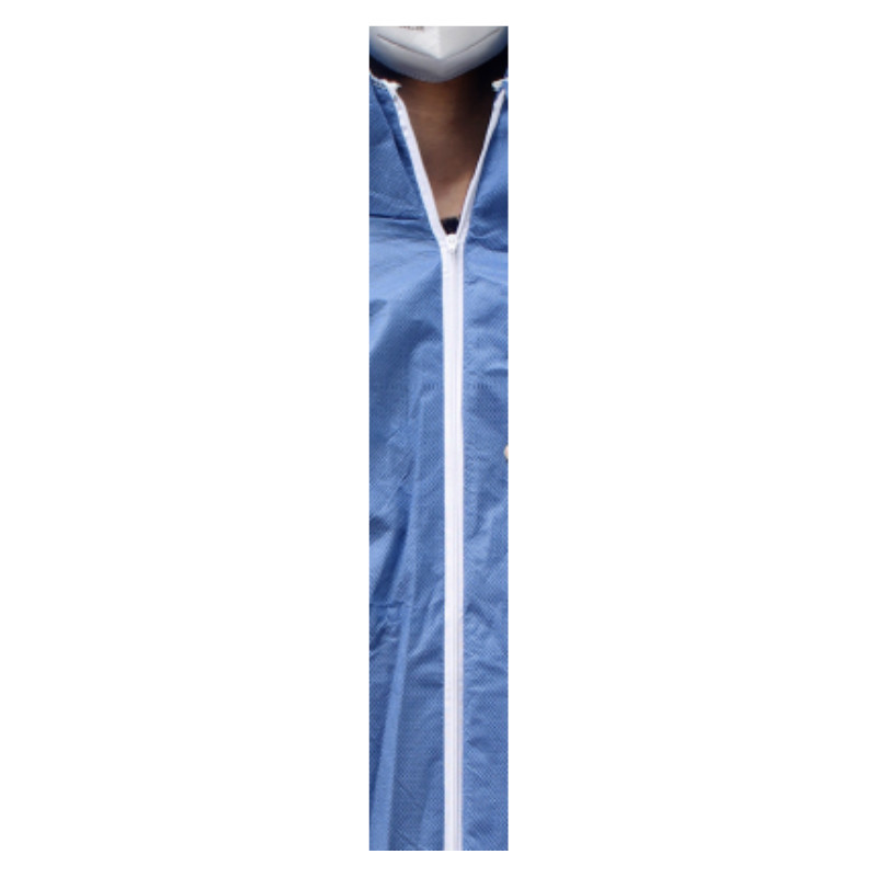 雷克兰 Lakeland PPP428BE-L 无纺布蓝色带帽连体服,L