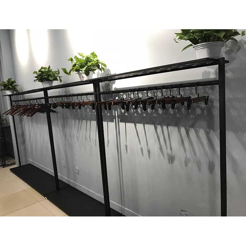 三维工匠服装店展示架落地式 童装衣架组合店铺陈列货架上墙 女装衣服架子晾晒架 三维 长120*宽40*高156(五板)高清大图