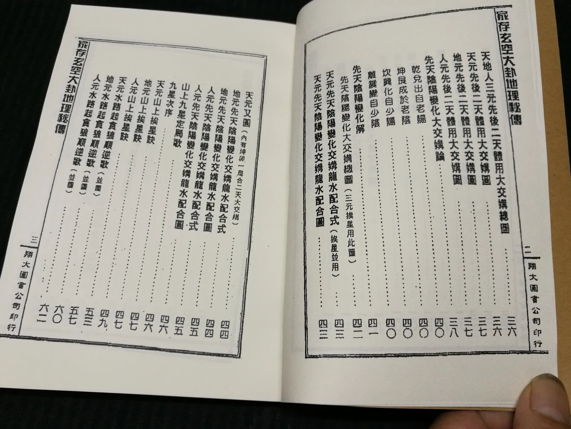 台湾版《家存玄空大卦地理秘传,玄空挨星秘诀》李崇仰重编,32开1册318页影印本高清大图