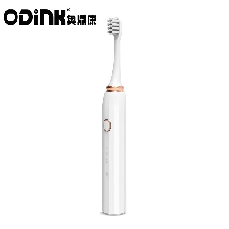 奥鼎康(ODINK) 声波电动牙刷牙齿清洁自动牙刷可更换刷头牙齿护理 充电款电动牙刷A-KX20 白色