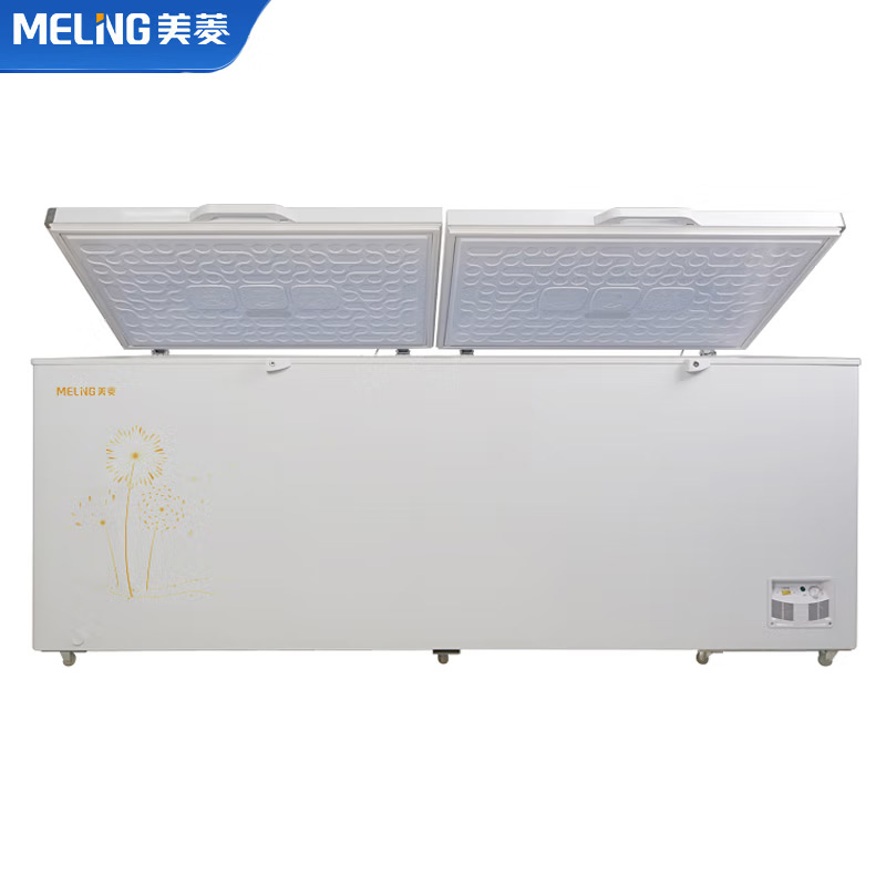 美菱(MELING)865升卧式电脑控温冰柜一室 单温冷冻冷藏转换大冷柜雪柜MCF(W)-888厨房商用保鲜设备