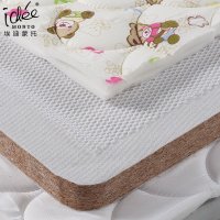 埃迪蒙托 卡通儿童床垫棕垫 子母床上下铺床垫 折叠床垫可拆洗椰棕床垫1.2m 0.9米