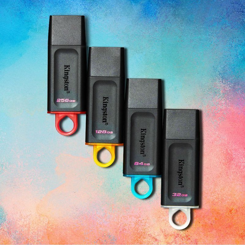 金士顿(Kingston)DTX 128GB U盘USB3.2 Gen 1高速优盘 电脑学生办公闪存盘防尘拔盖设计 黄色