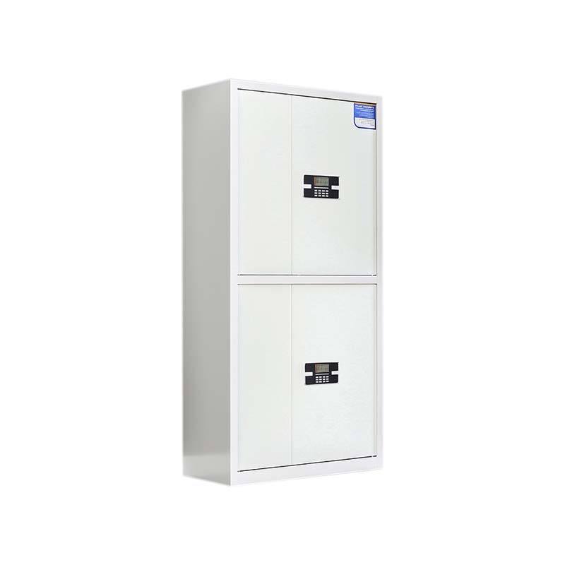 阿拉贡保密柜财务档案柜文件柜办公室资料储物柜保险柜通双节白色-电子密码锁高清大图