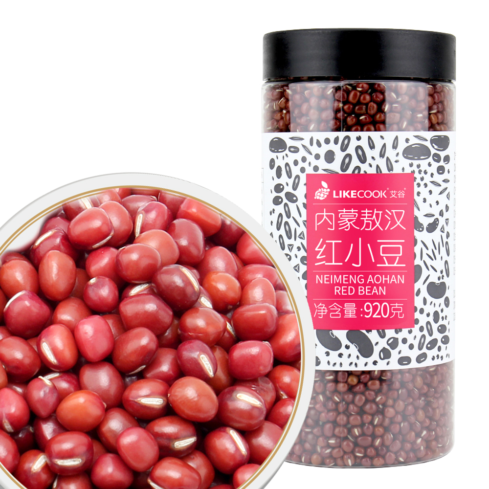 艾谷(LIKECOOK) 内蒙敖汉红小豆920g(88罐)