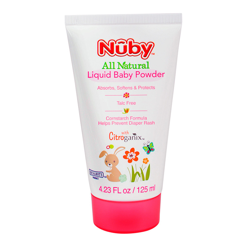 美国nuby/努比 橘子宝宝液态婴儿爽身粉125ml