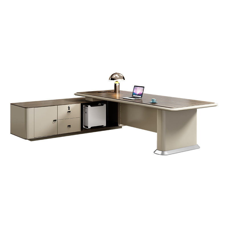 臻远 ZY5042781 简约大班台经理办公桌办公室主管桌 2.4米高清大图