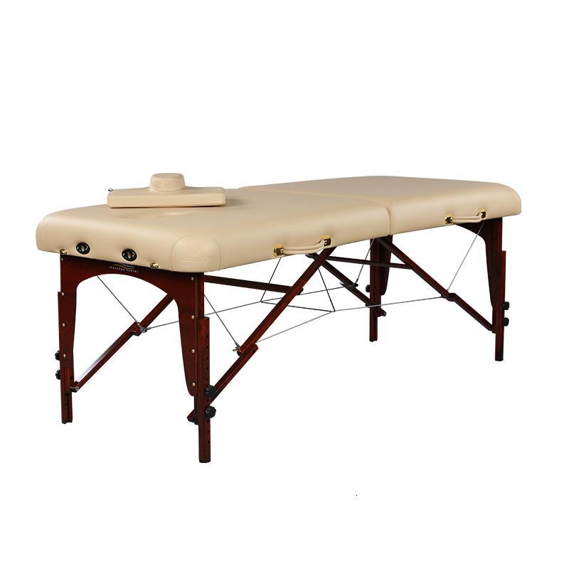 闪电客折叠按摩床家用实木床加宽spa床便携式推拿床手提院报价_参数