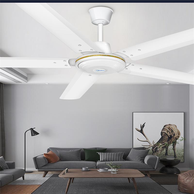 美的吊扇fc140-dd,5叶大机头,大风力,扇叶直径1.4米