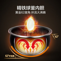 苏泊尔(SUPOR)电饭煲 球釜饭煲4L/升大容量 家用智能电饭锅 IH电磁加热 全屏触控一键操作SF40HC32