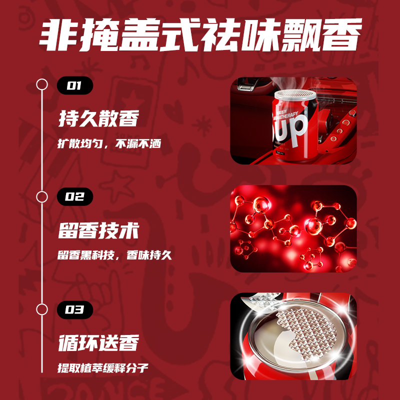 Sup潮牌空气清新剂固体香氛香薰
