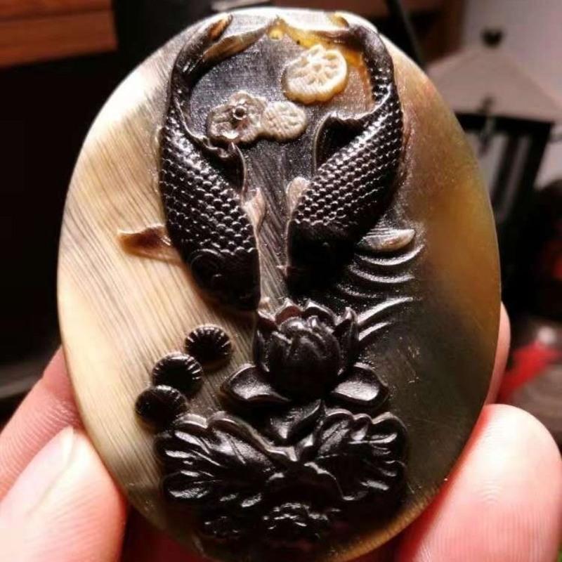 连年有余黑驴蹄子驴蹄子平安牌平安无事牌配饰吊坠车挂