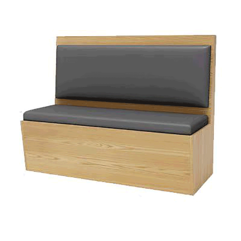 卡座沙发 1200*550*900mm高清大图