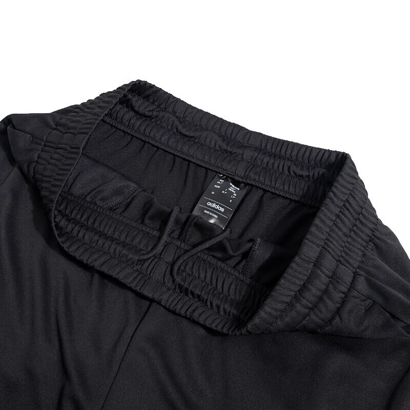 阿迪达斯 (adidas)男裤 2023夏季新款运动裤跑步健身训练休闲裤透气五分裤短裤 IN1710黑色/皇家蓝