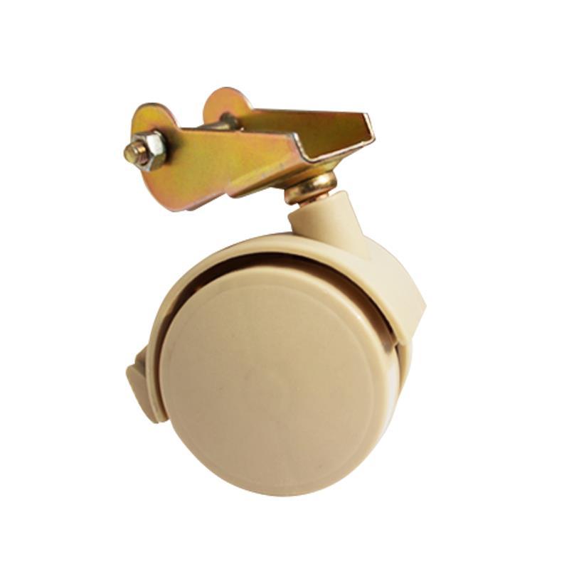 见描述小摇床轮子15寸插杆万向脚轮子插杆轮婴儿床童床摇篮配件滑轮