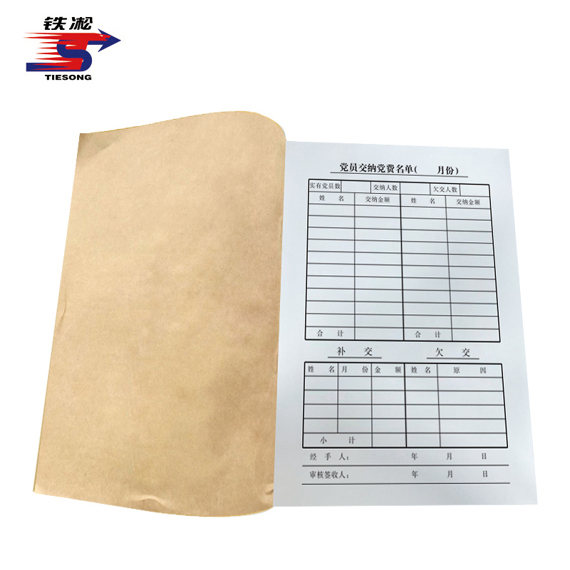 铁凇 党员交纳党费名单(党小组) 130*190mm 册高清大图