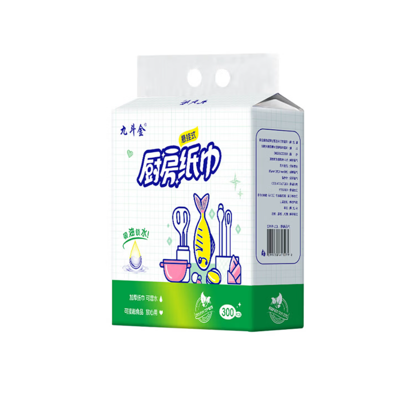立志时代 2层 280张*1提 厨房纸巾吸油吸水纸悬挂式厨房用纸高清大图