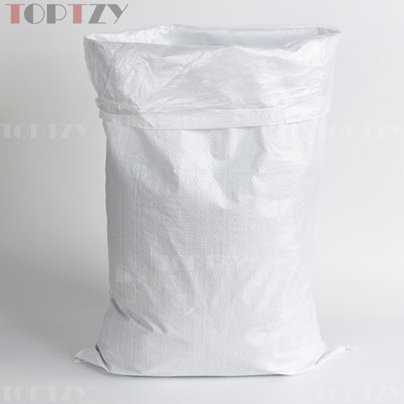 toptzy TZ5071244 编织袋白色覆膜防水防潮蛇皮袋 700*1100mm 加厚款 50个高清大图