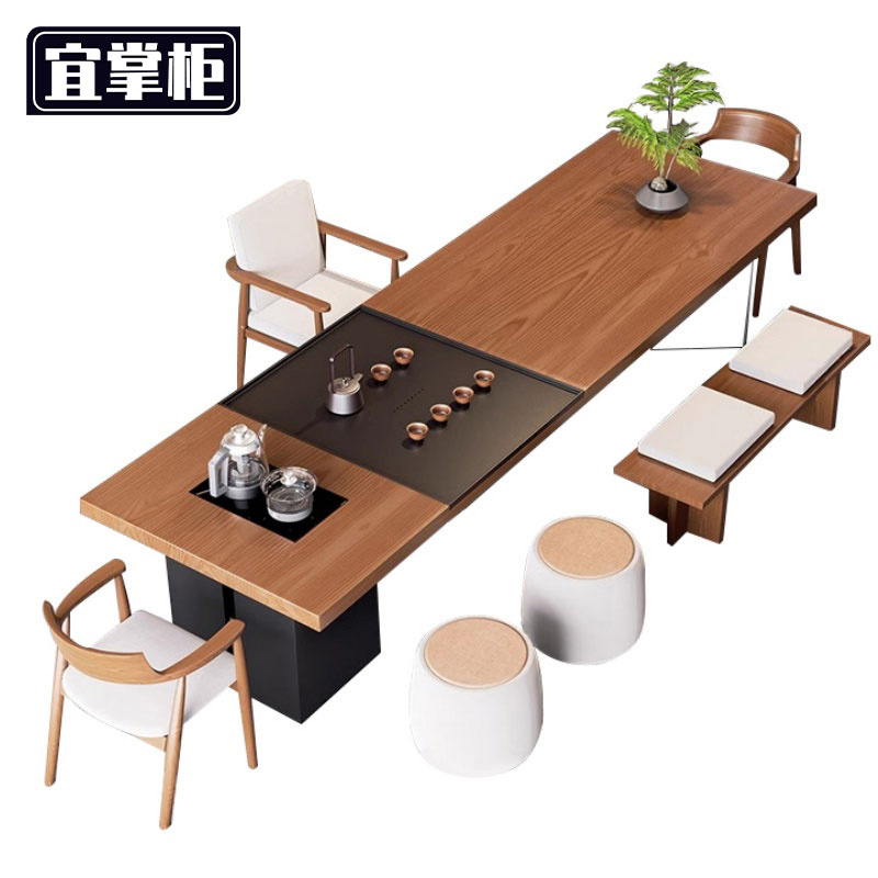 宜掌 柜 茶桌椅组合高清大图