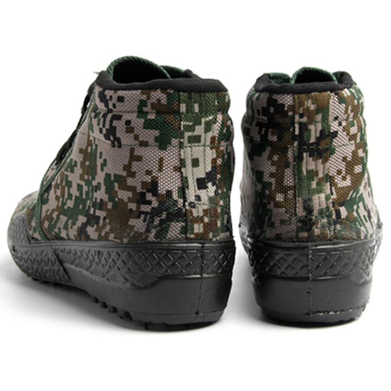 迷彩高帮解放劳保鞋