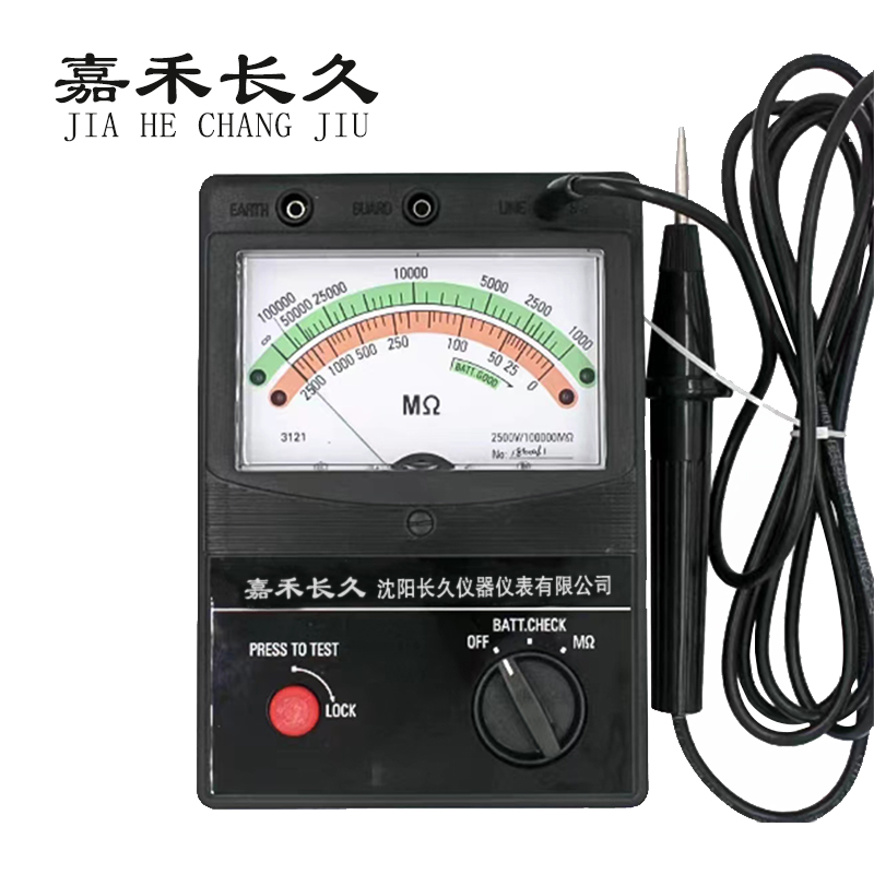 嘉禾长久+电动兆欧表+3121(2500V)+台高清大图