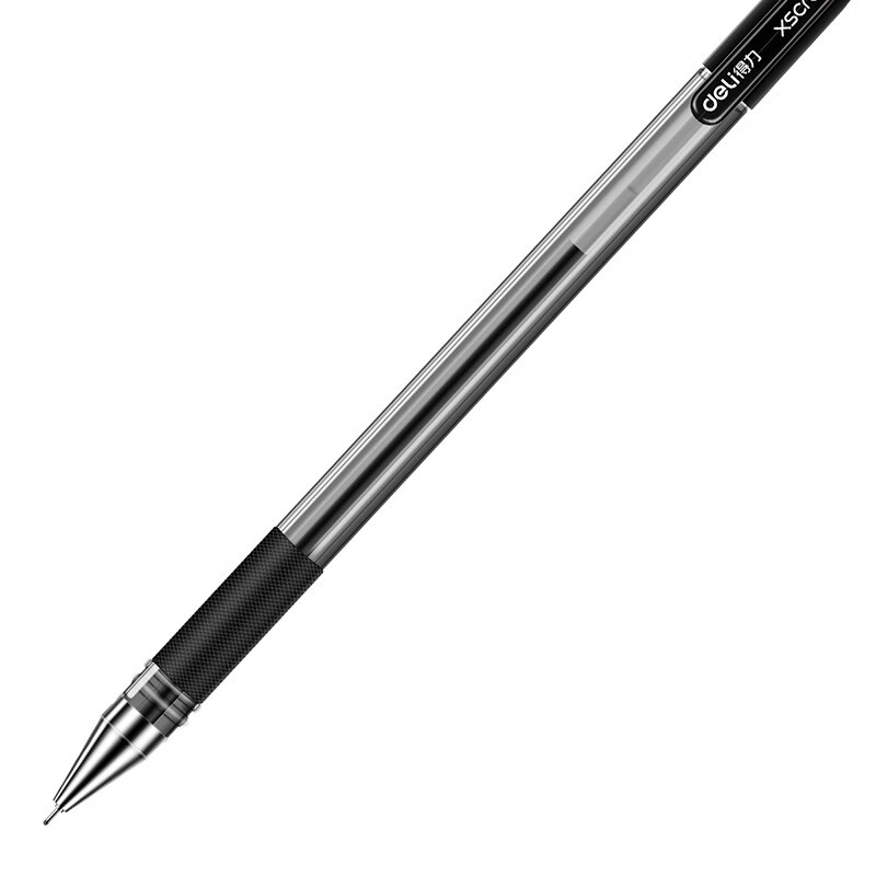 得力 中性笔 0.5mm 拔帽 12支/盒