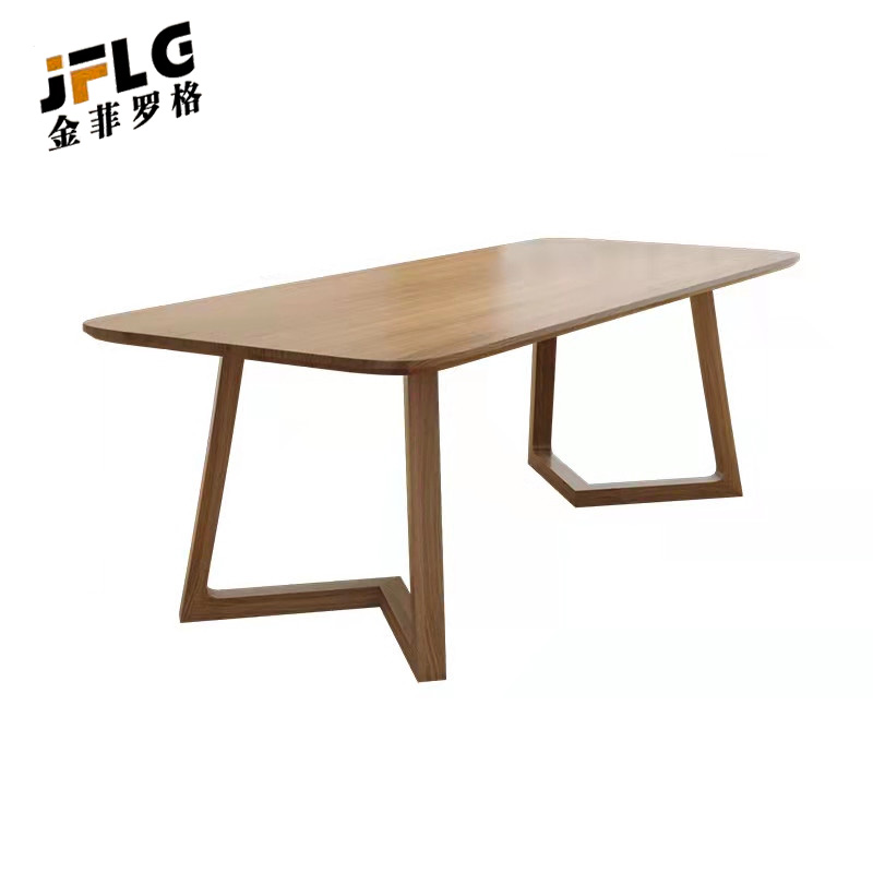 金菲罗格客厅书桌学习桌实木长桌 200*80*75（板厚5CM）