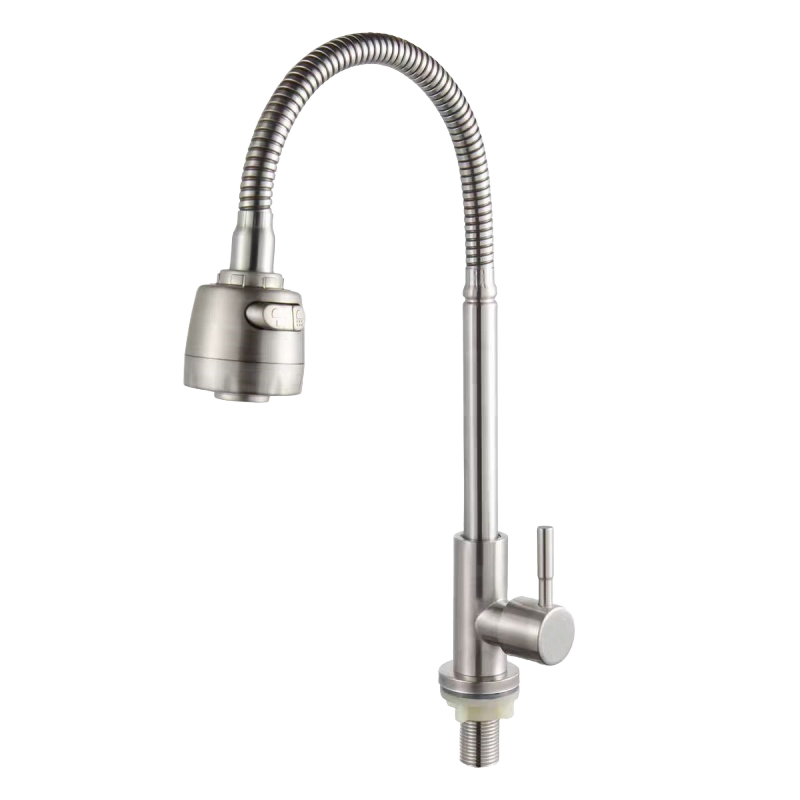 南方卫通 304不锈钢单冷万向水龙头 NF-344 /个高清大图