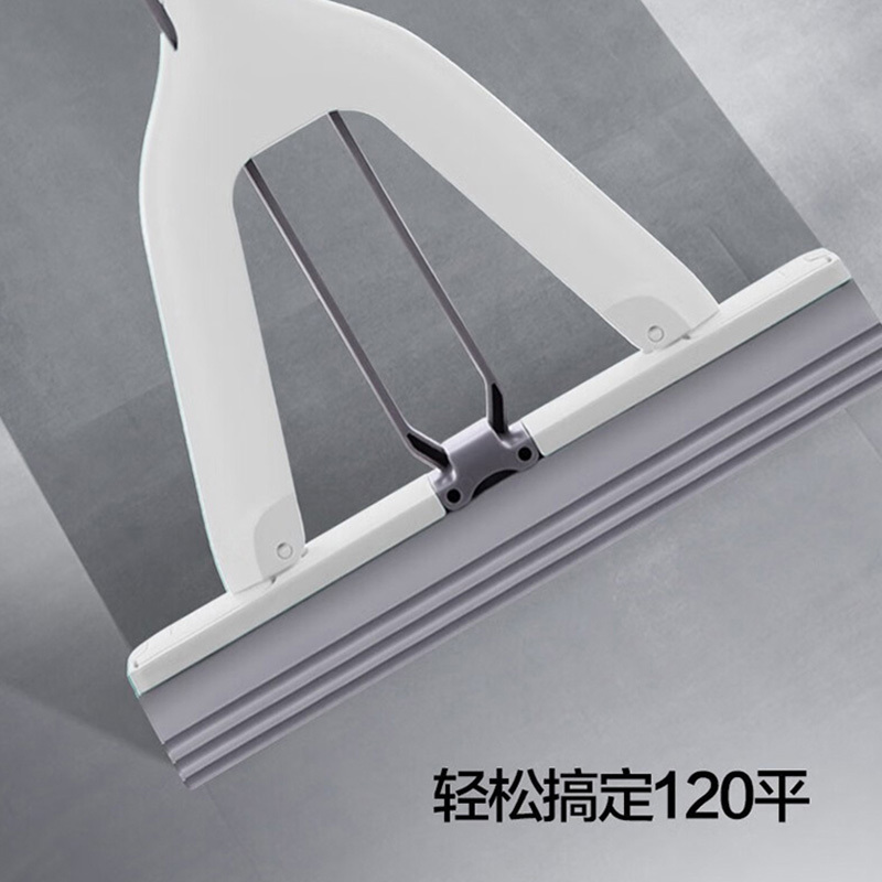 大卫清洁工具海绵拖把家用免手洗胶棉拖把拖把33cm共2头M6plus