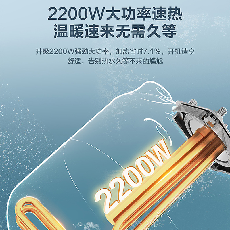 海尔(Haier小厨宝上出水6.6升 一级能效 金刚三层胆2200W速热 小型电热水器 厨宝洗碗神器高清大图