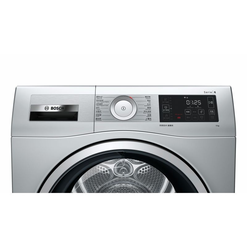 Bosch/博世 WTU876H80W 6系进口9KG自动滚筒干衣机热泵烘干机 婴幼烘 除菌烘干高清大图