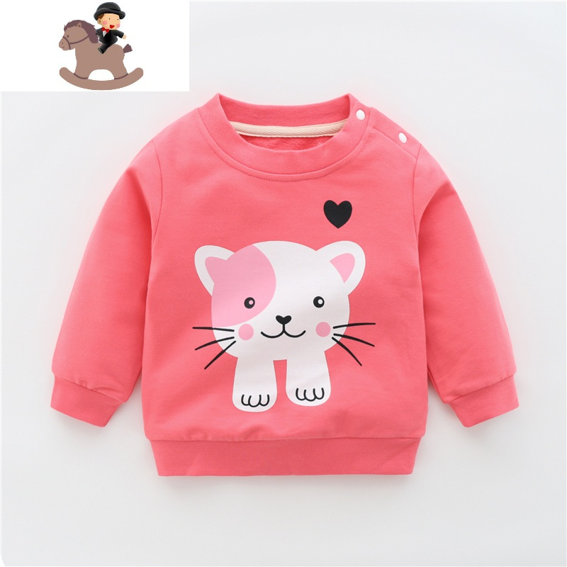 yuebin宝宝卫衣春秋男童上衣女童春装婴儿长袖小童洋气儿童小孩新款