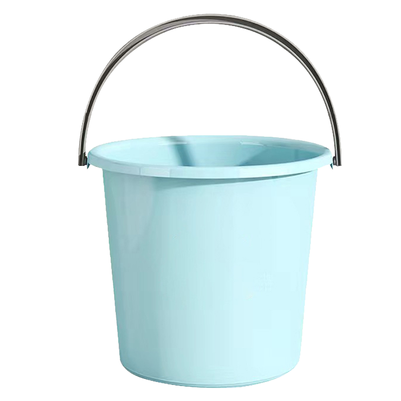 奇桄烁水桶塑料桶蓝色小号个高清大图