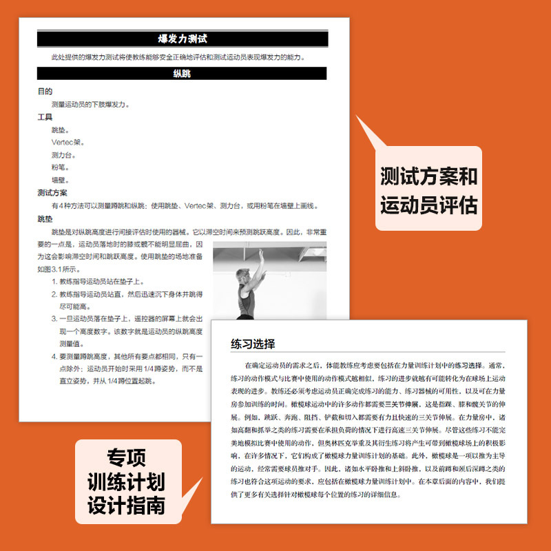 [正版]美国国家体能协会美式橄榄球体能训练指南 NSCA编写 美式橄榄球体能评估和训练基本原则方法 针对全身上下肢和核