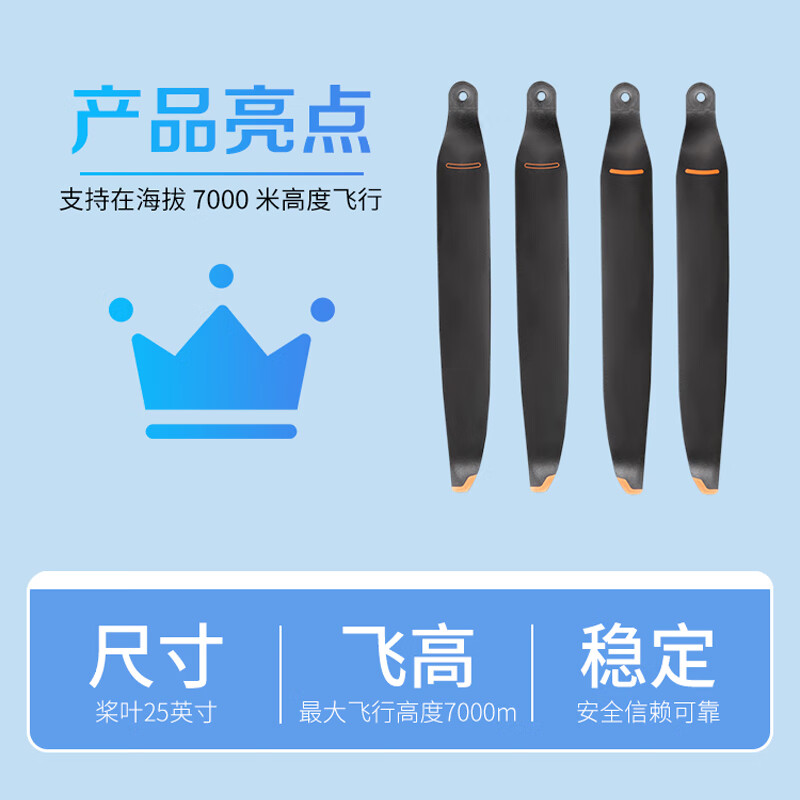 大疆(DJI)Matrice 经纬M400 无人机桨叶配件 螺旋桨 2510F[一对]提货卡高清大图
