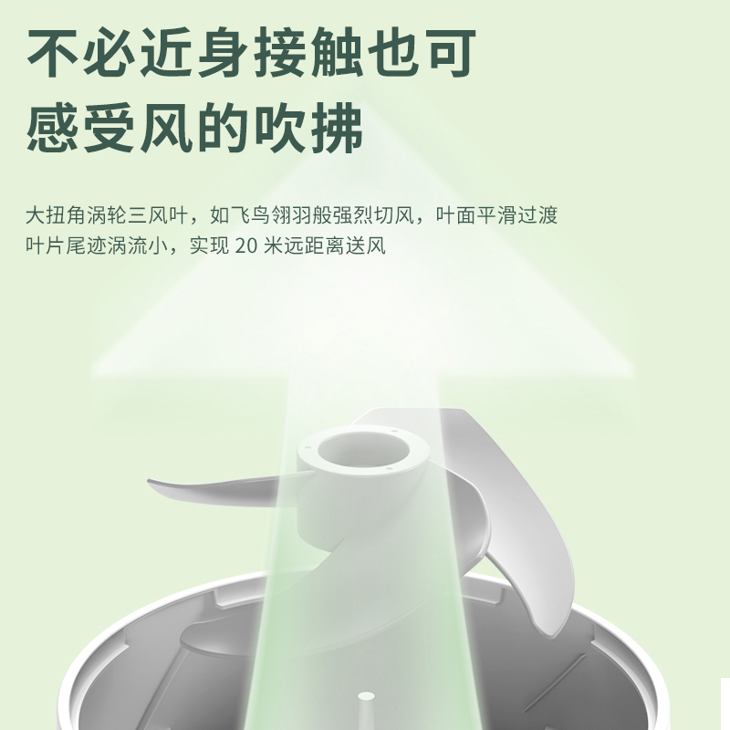 大宇(DAEWOO)空气循环扇 落地扇电风扇 家用落地扇对流涡轮节能省电 立体摇头学生宿舍转页扇台式电扇 X1高清大图