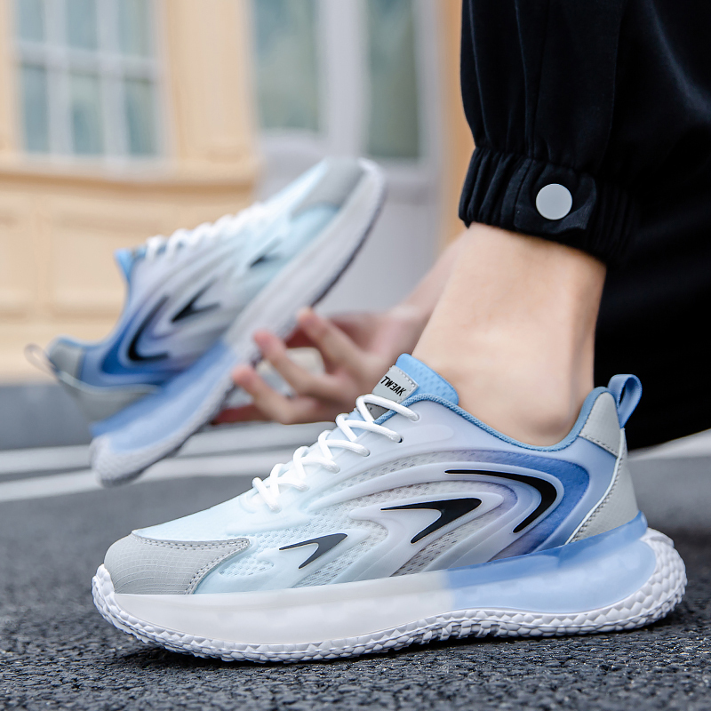 tweak男鞋夏季透气鞋子男百搭学生爆米花运动鞋男款青少年休闲鞋冬