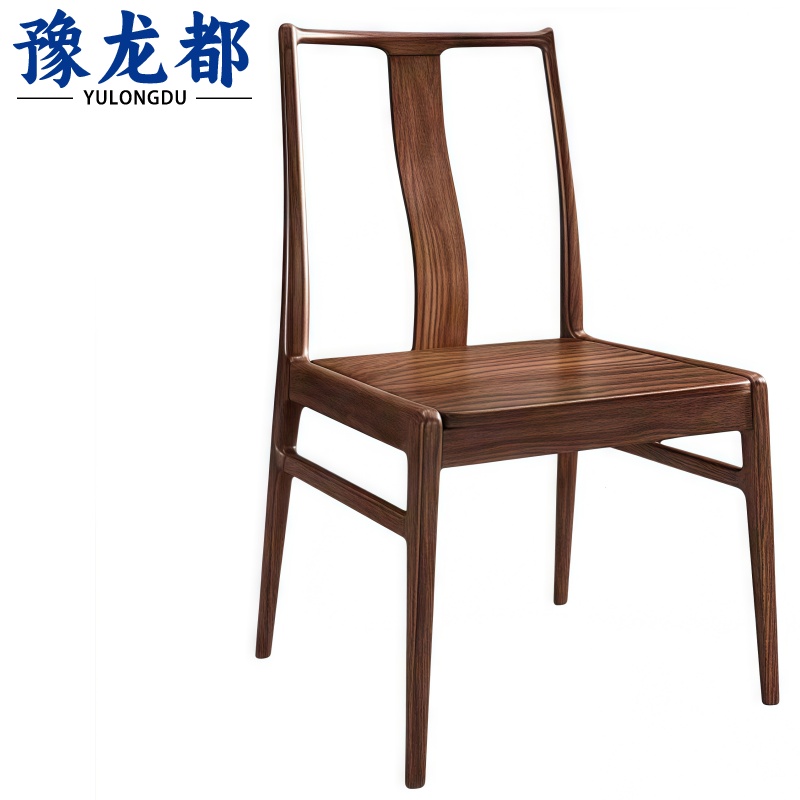 豫龙都 餐椅实 木 把高清大图