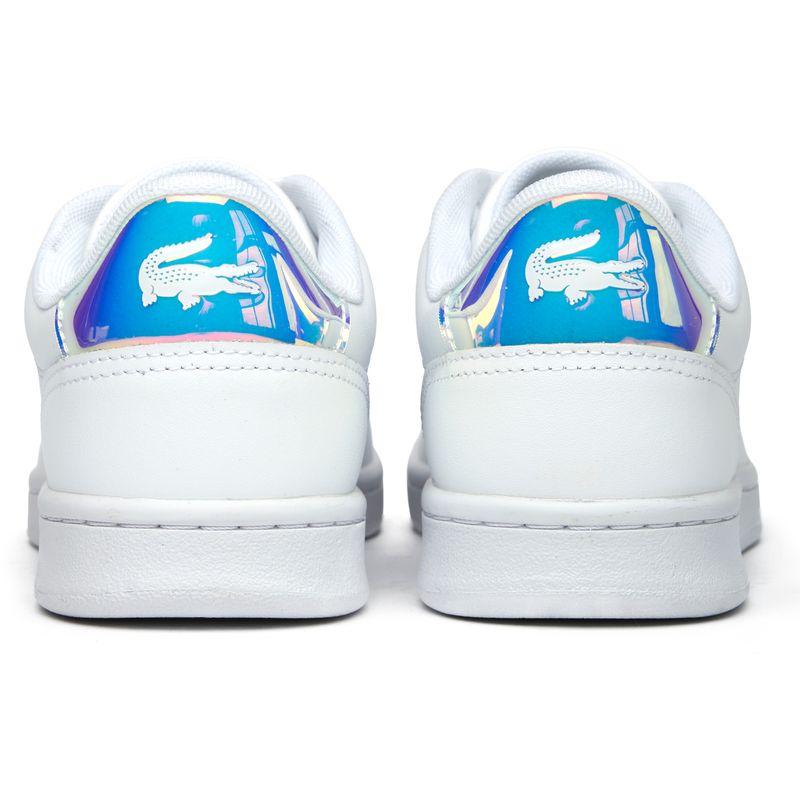 Lacoste女士小白鞋百搭休闲鞋真皮板鞋舒适运动鞋潮鞋金属细节硫高清大图