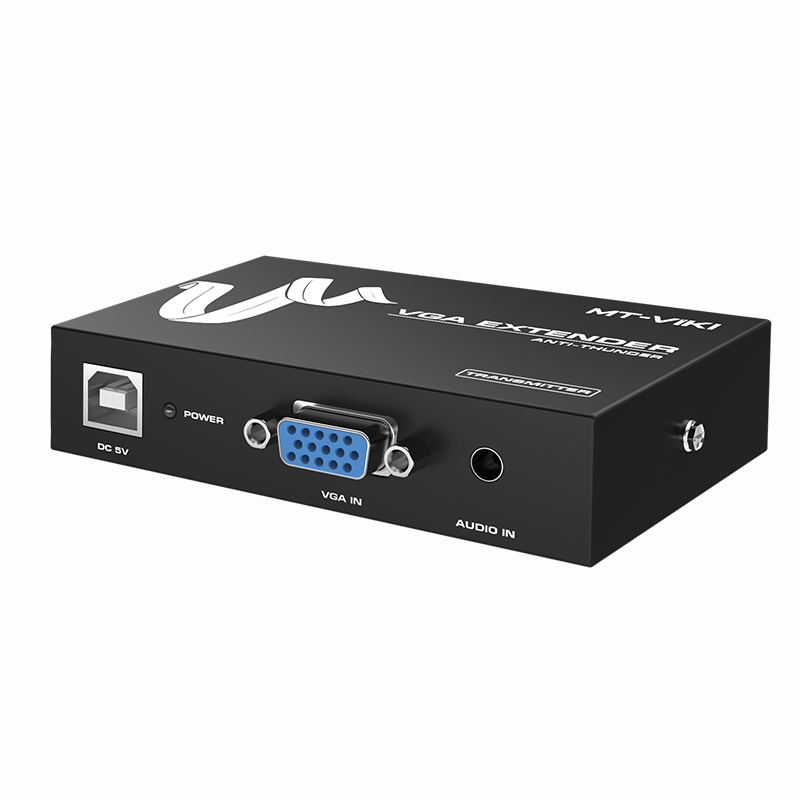迈拓维矩MT-200T 网线转vga延长器200米网口rj45网络延伸传输信号放大器高清大图