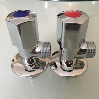 九牧(JOMOO)角阀铜体加厚冷热水器马桶三角阀止水门开关家用7405544055 44055热水角阀 正品带防伪码