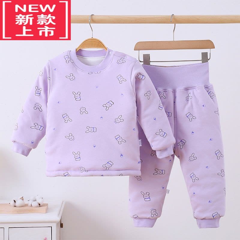 可莉允婴儿衣服连体衣秋冬新生儿外出夹棉保暖哈衣套装冬装加厚棉服宝宝图片