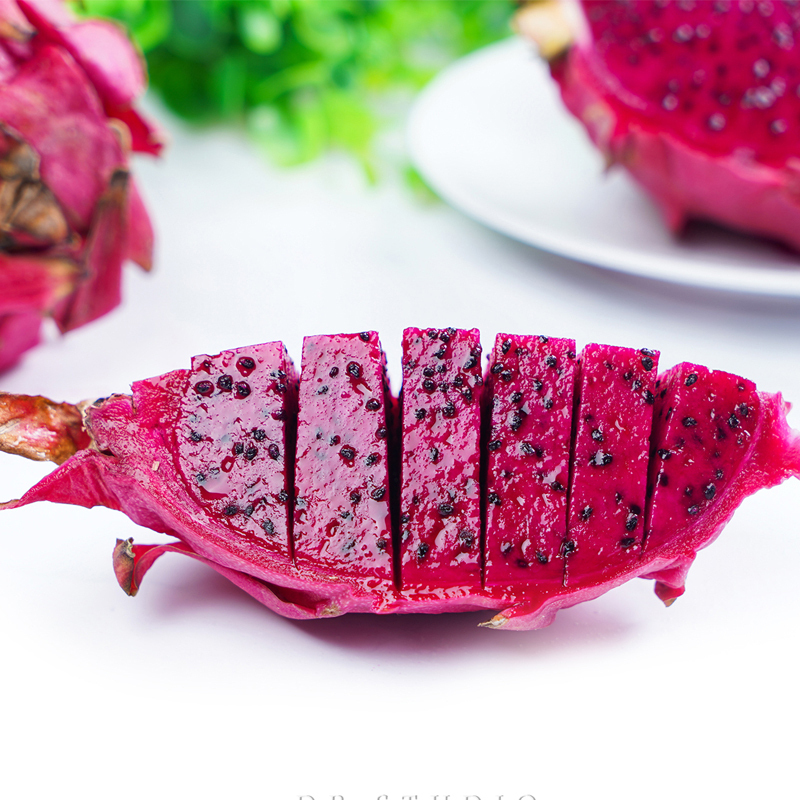 [苏鲜生]云南金都一号红心火龙果 净重2.8斤 大果 箱装 热带水果 当季新鲜水果高清大图