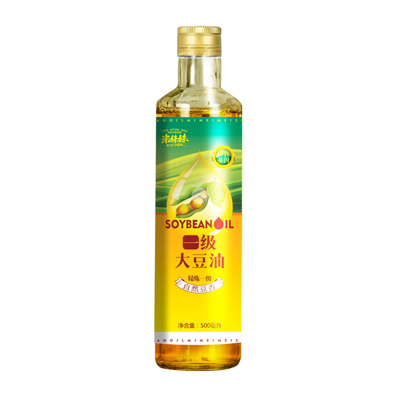 米妹妹(MIMEIMEI) 一级大豆油 500ml(3瓶起订)