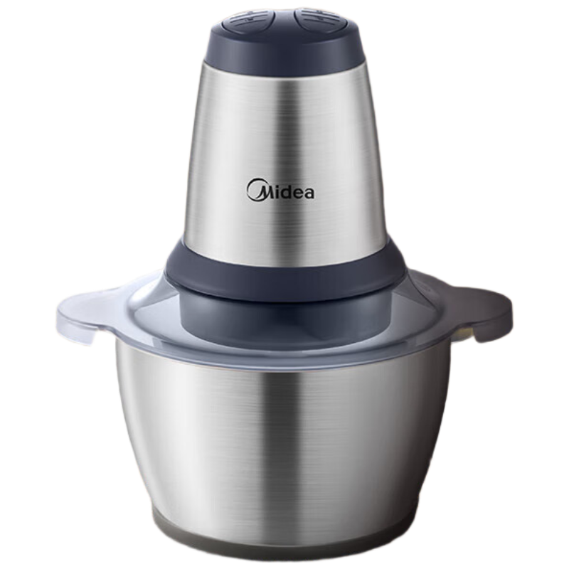 美的多功能料理机双档搅拌漏电保护不锈钢机身大容量家用电动碎肉打馅机 LZ235