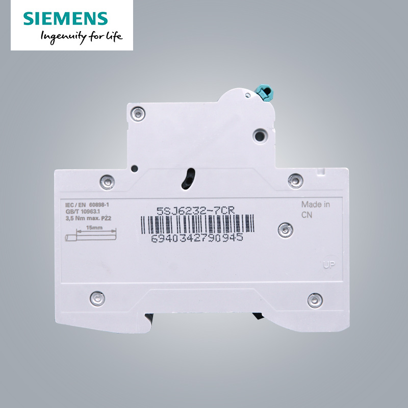 西门子(SIEMENS) 空气开关2P双进双出 32A标准型断路器5SJ62327CR高清大图